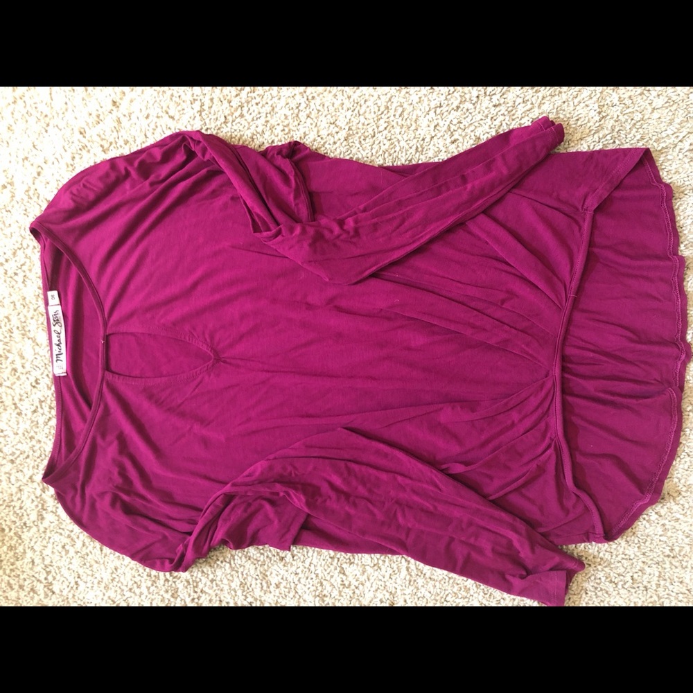 Michael Stars Fushia Top
